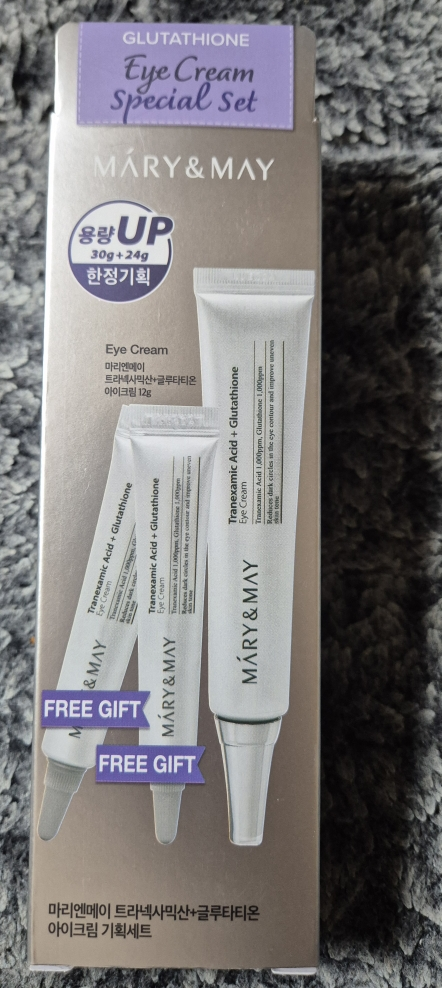 glutathione sepharose 4b Mary & May Tranexamic Acid + Glutathione Eye Serum (12g) – Perditas main image 1