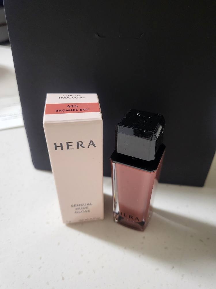 HERA SENSUAL NUDE GLOSS [#415 BROWNIE BOY] Reviews | Hwahae