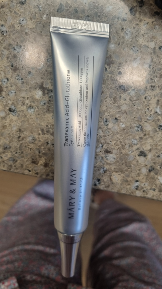 MARY&MAY Tranexamic Acid + Glutathione Eye Cream Reviews for Dry Skin |  Hwahae