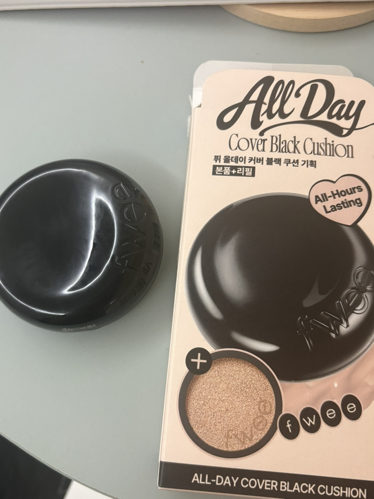fwee All Day Cover Black Cushion [SPF40/PA++] [22N] review image