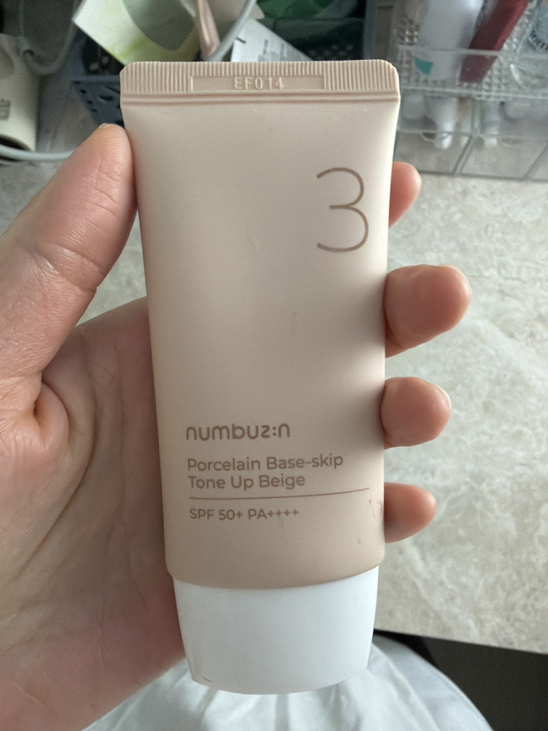 numbuzin No.3 Porcelain Base-skip Tone Up Beige [SPF50+/PA++++] review image