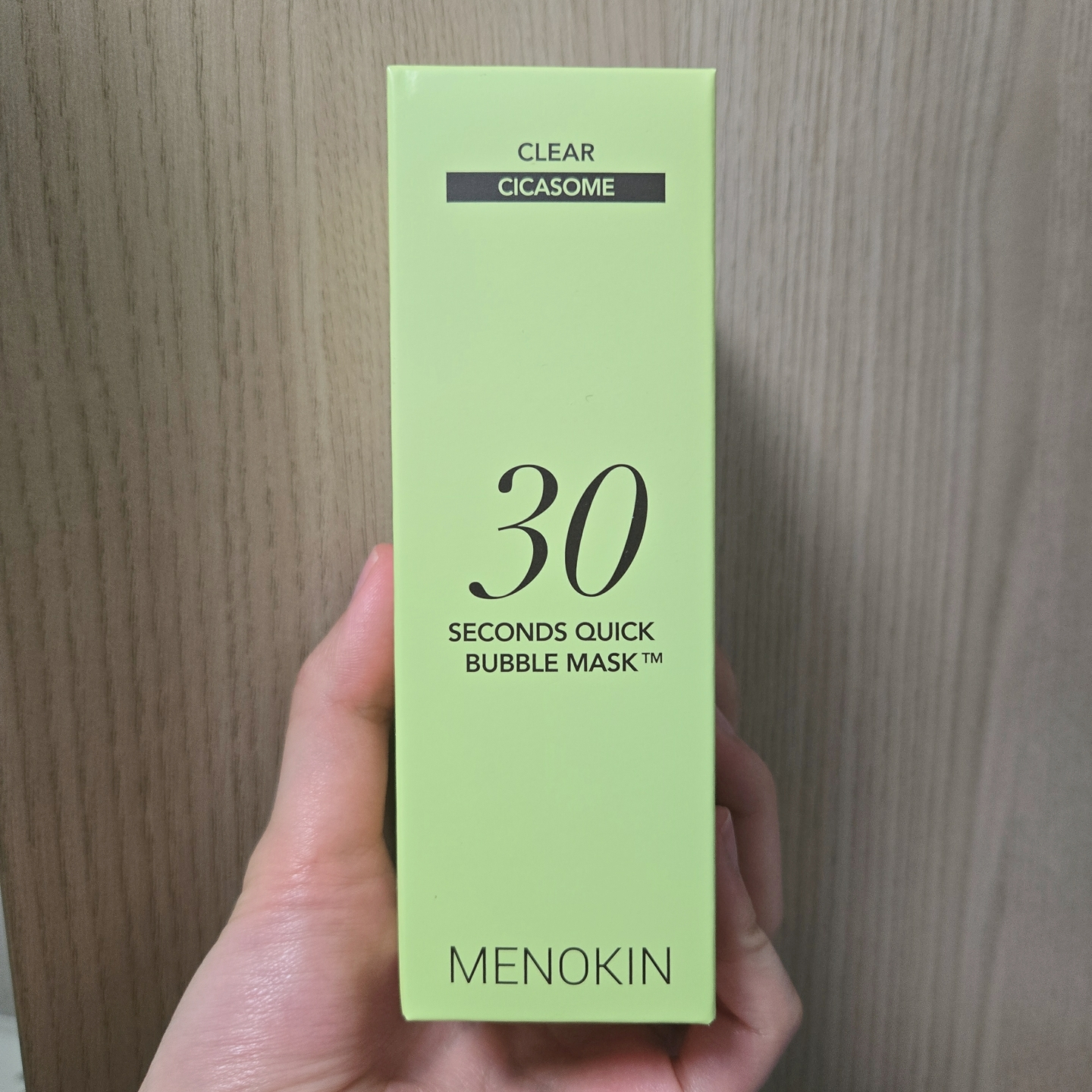 MENOKIN 30 SECONDS QUICK BUBBLE MASK™ Clear review image