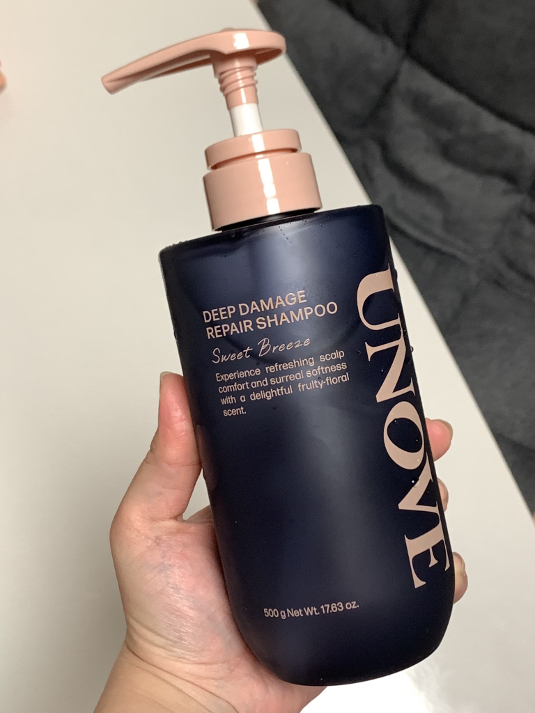 UNOVE deep damage repair shampoo review image