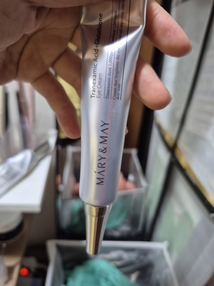 MARY&MAY Tranexamic Acid + Glutathione Eye Cream Reviews | Hwahae MARY&MAY Tranexamic Acid + Glutathione Eye Cream Reviews | Hwahae