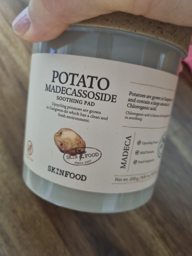 SKINFOOD Potato Madecassoside Soothing Pad Reviews | Hwahae