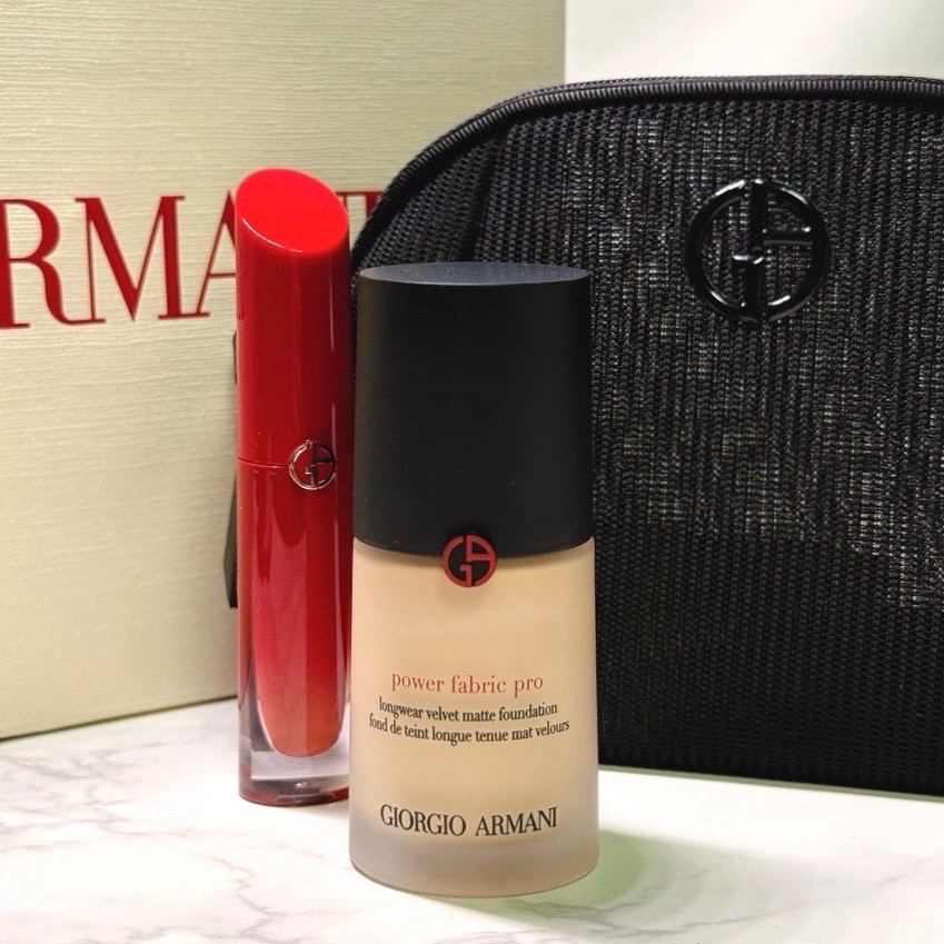 パワーファブリック　プロ　3 ARMANIbeauty power fabric pro foundation [No.3] Reviews | Hwahae