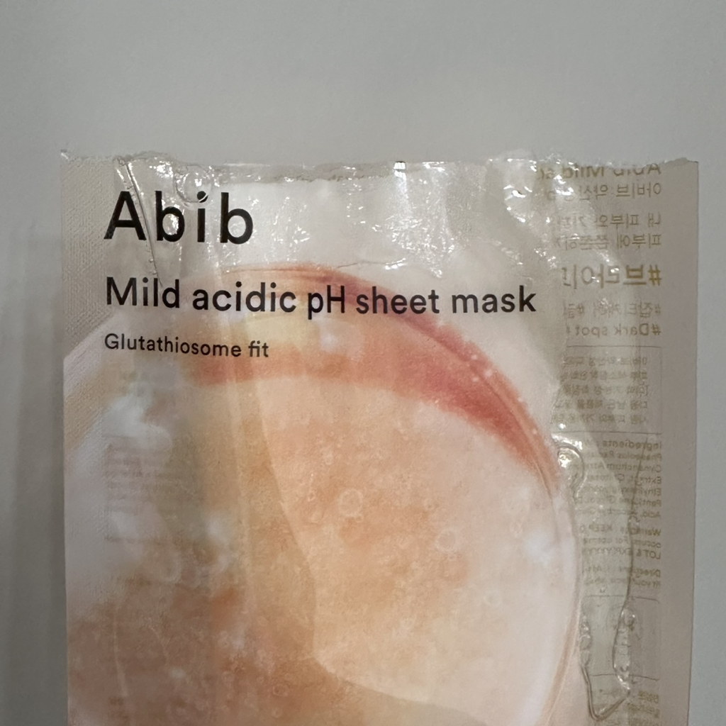 glutathione reviews ph Abib Mild acidic sheet mask Glutathiosome fit korean brightening cream bd