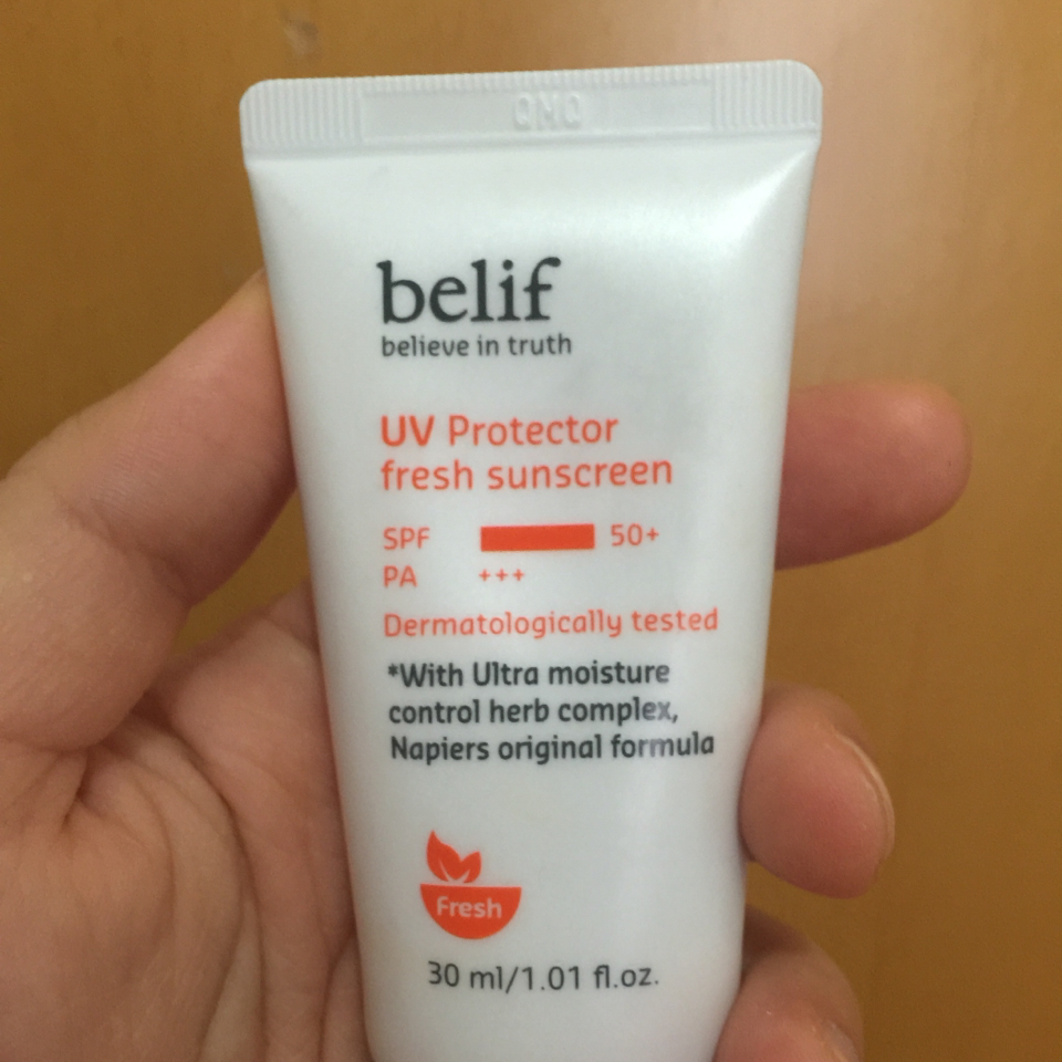 Real user review photo of UV Protector Fresh Sunscreen [SPF50+/PA+++]