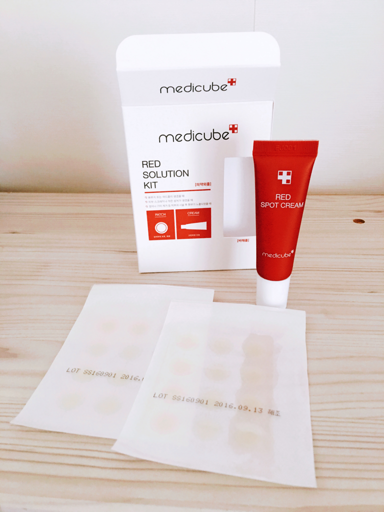 Real user review photo of red spot cream