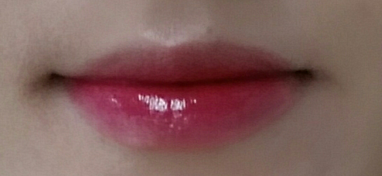Real user review photo of Dear Darling Oil Tint [PK002 Cherry Berry Jelly]