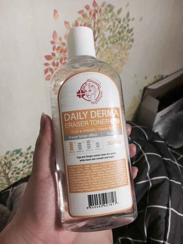Nightingale Daily Derma Eraser Toner Mild [Yuzu & Ginger] review image