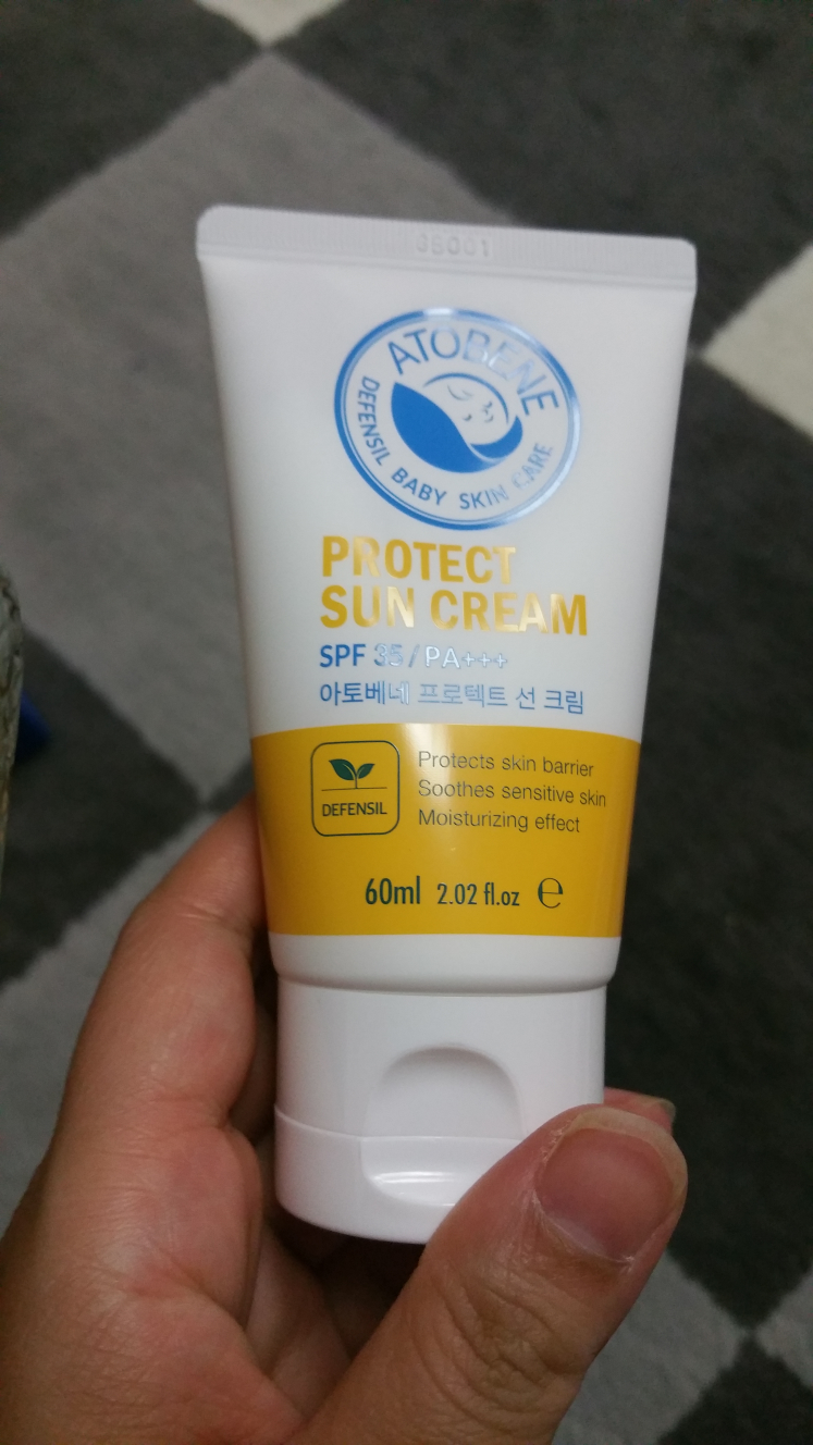 Defencil Protect 婴儿防晒霜 [SPF35/PA+++] [SPF35/PA+++]。的真实用户使用照片