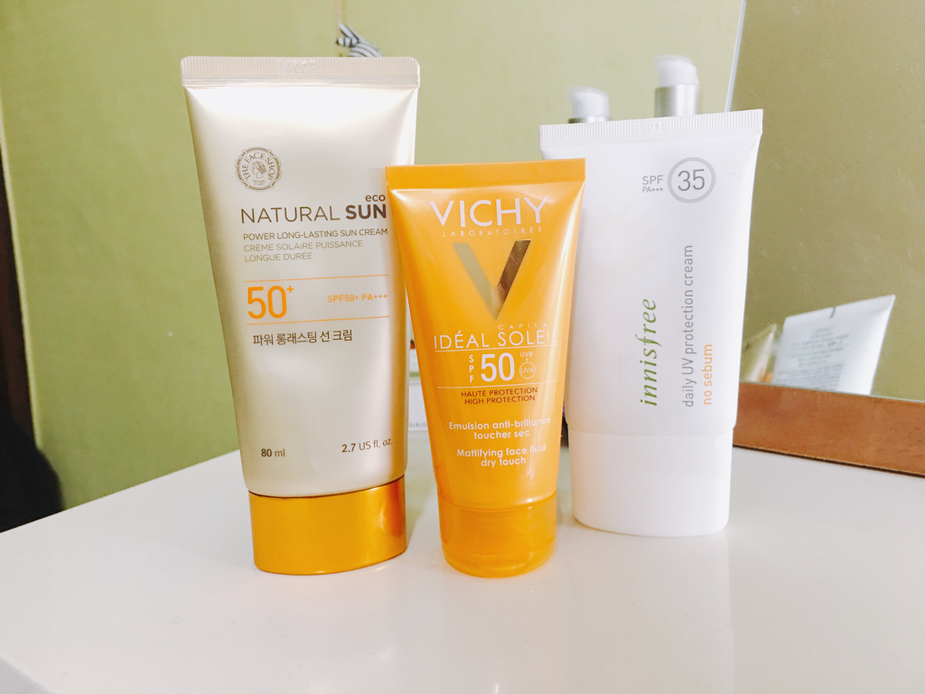 Real user review photo of Ideal Soleil Dry Touch Cream [SPF50+/PA+++]