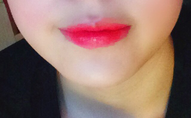 Real user review photo of Colorful Moist Matte Lipstick [R516 Lincoln Rose]