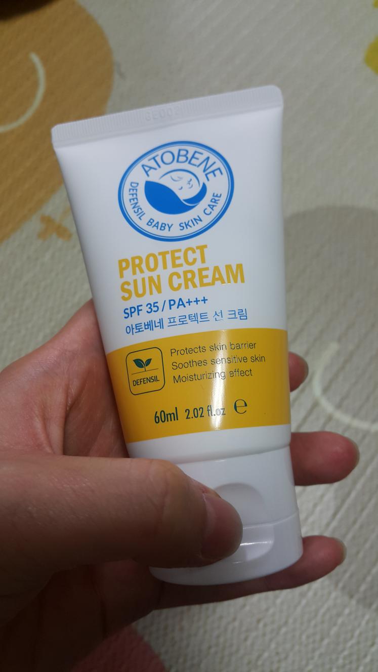 Defencil Protect 婴儿防晒霜 [SPF35/PA+++] [SPF35/PA+++]。的真实用户使用照片