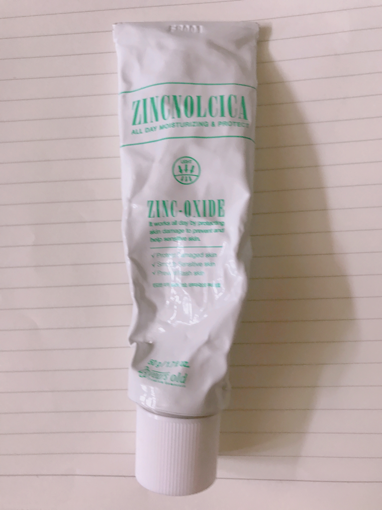 Real user review photo of Zinc Norcica (inner protection cream)