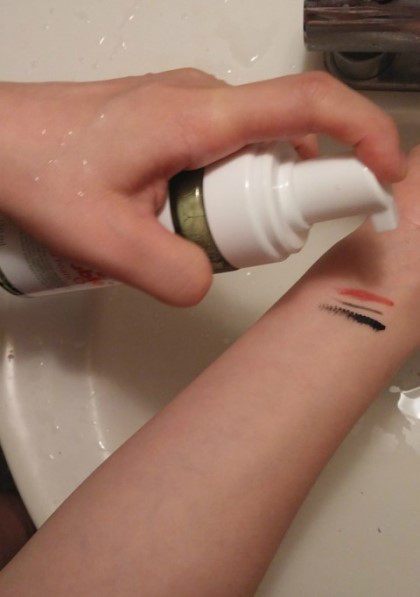 泡泡泡沫洁面乳的真实用户使用照片