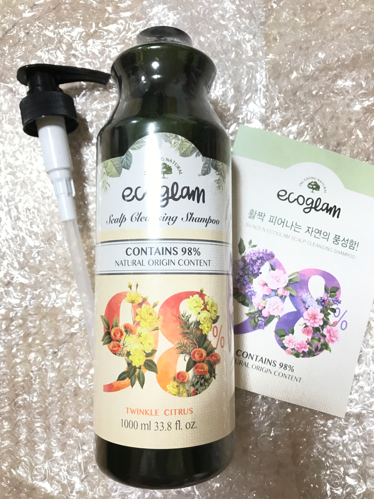 头皮清洁洗发水 [闪耀柑橘]的真实用户使用照片