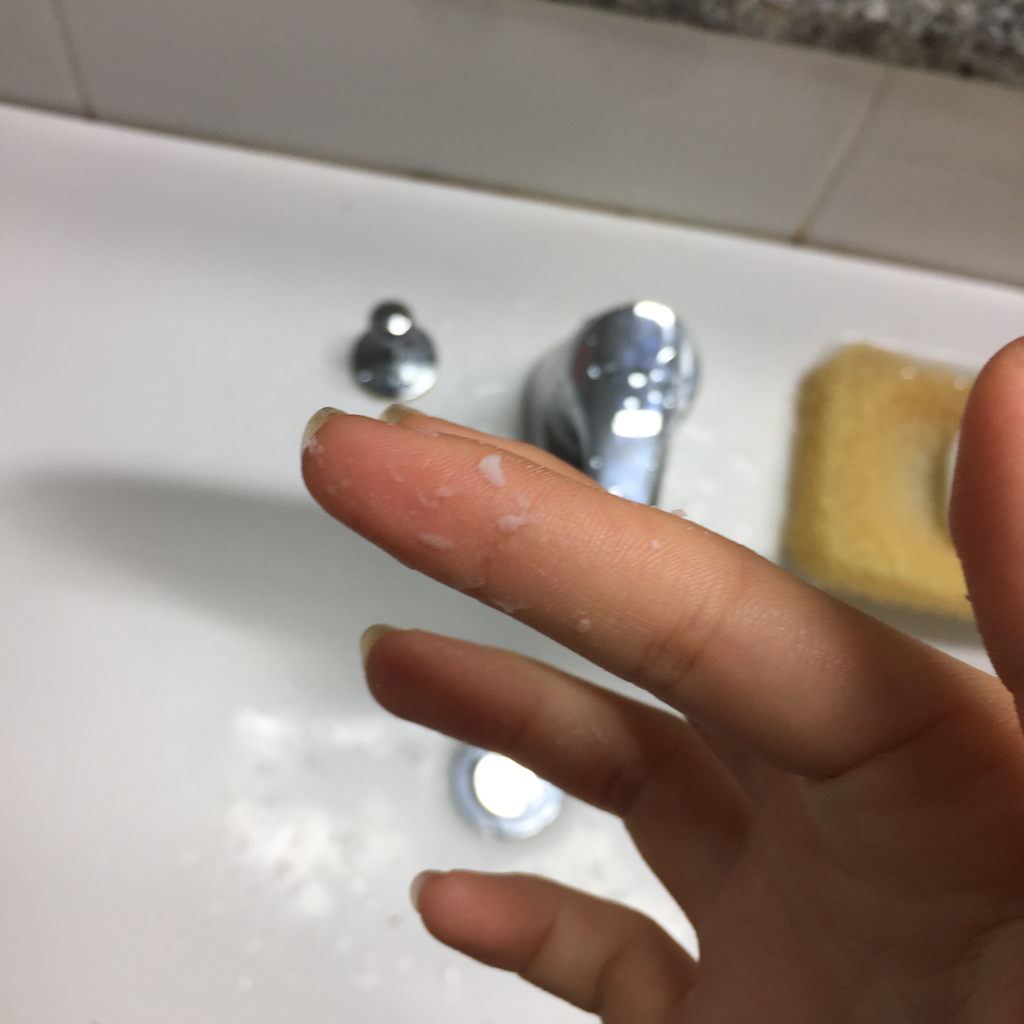 Real user review photo of Perfect Gommage Cleanser