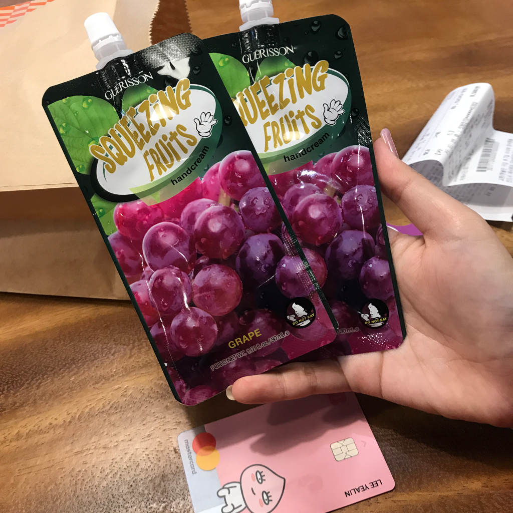 게리쏭 (GUERISSON) 스퀴징 후르츠 핸드크림 [포도] review image