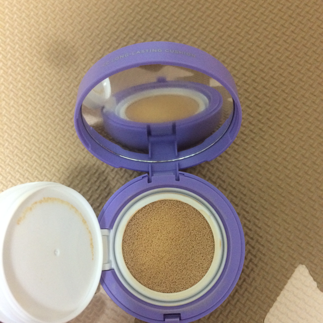 Real user review photo of CC Long Lasting Cushion (Mike) [SPF50+/PA+++] [V103 Pure Beige] (Disney)