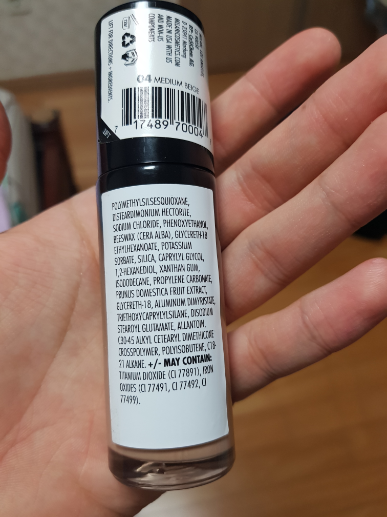 MILANI Conceal + Perfect 2 in 1 Foundation + Concealer [03 Light Beige] review image