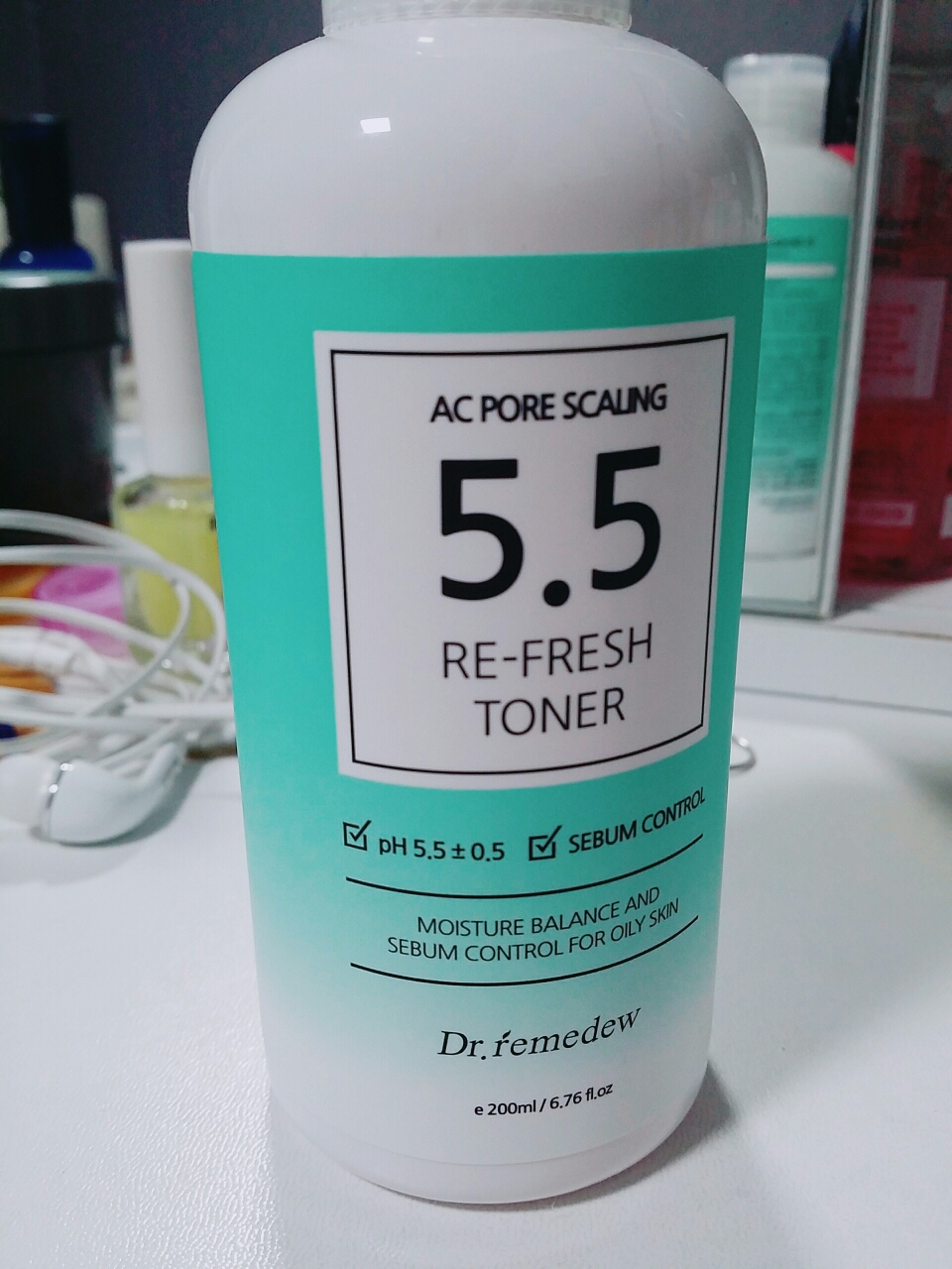 AC 毛孔细致化5.5补水花香爽肤水的真实用户使用照片
