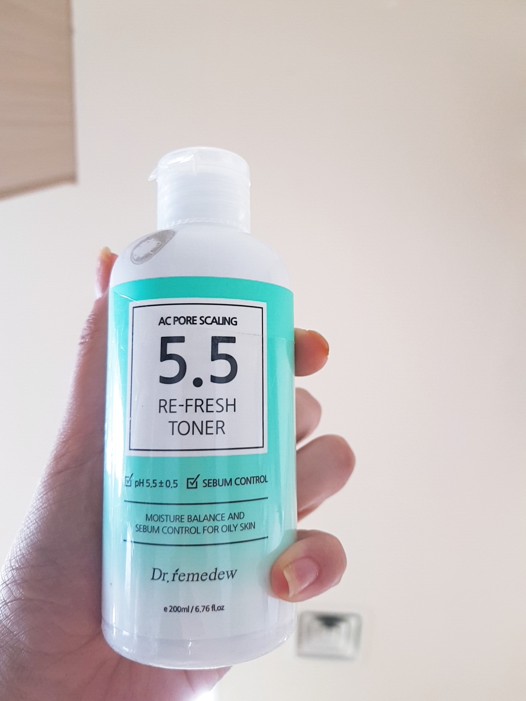 AC 毛孔细致化5.5补水花香爽肤水的真实用户使用照片