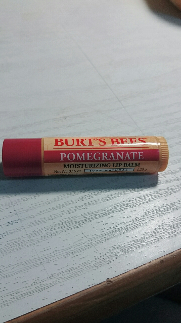 Real user review photo of Replenishing Lip Balm with Pomegranate Oil