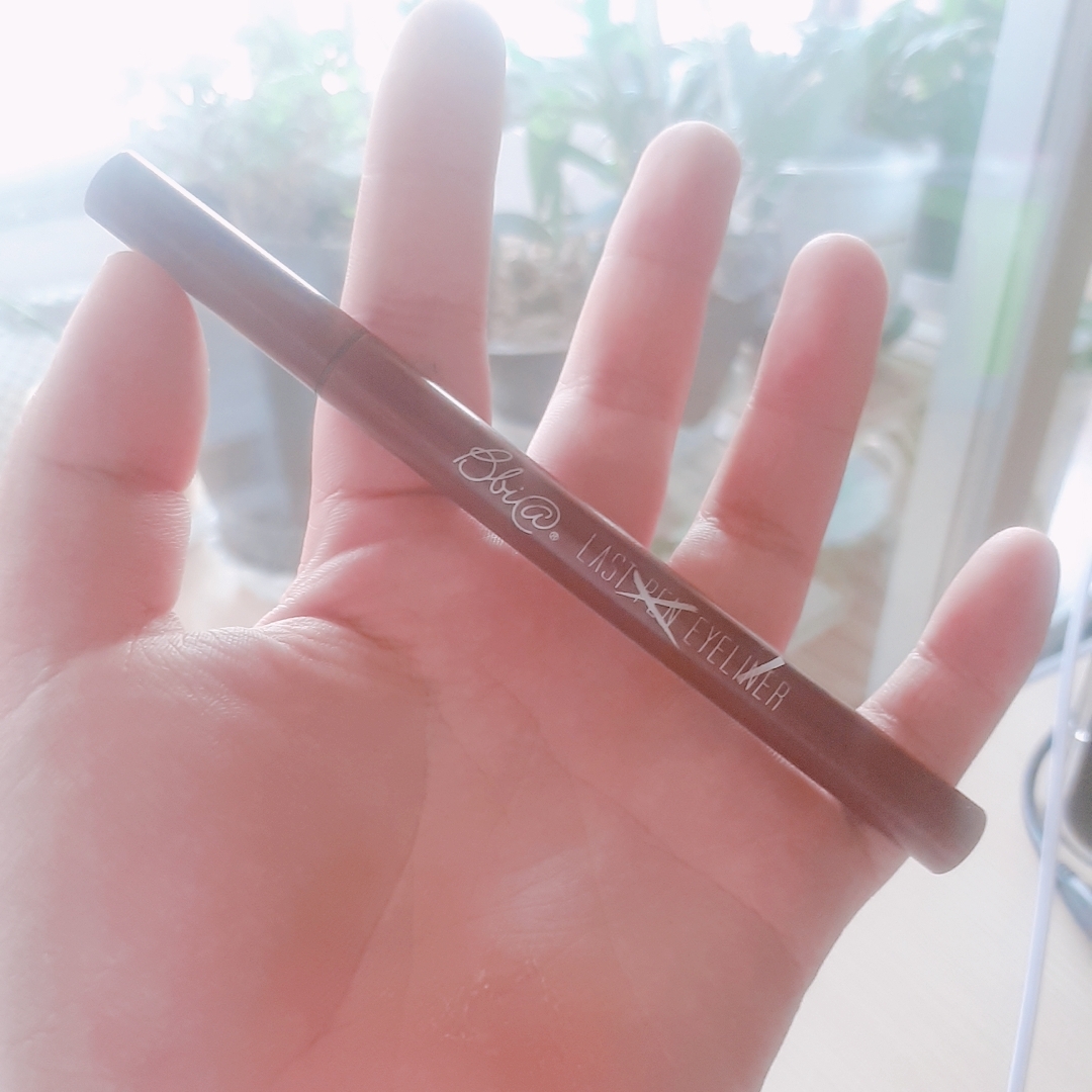 Real user review photo of Last Pen Eyeliner [No. 04 Red Brown]