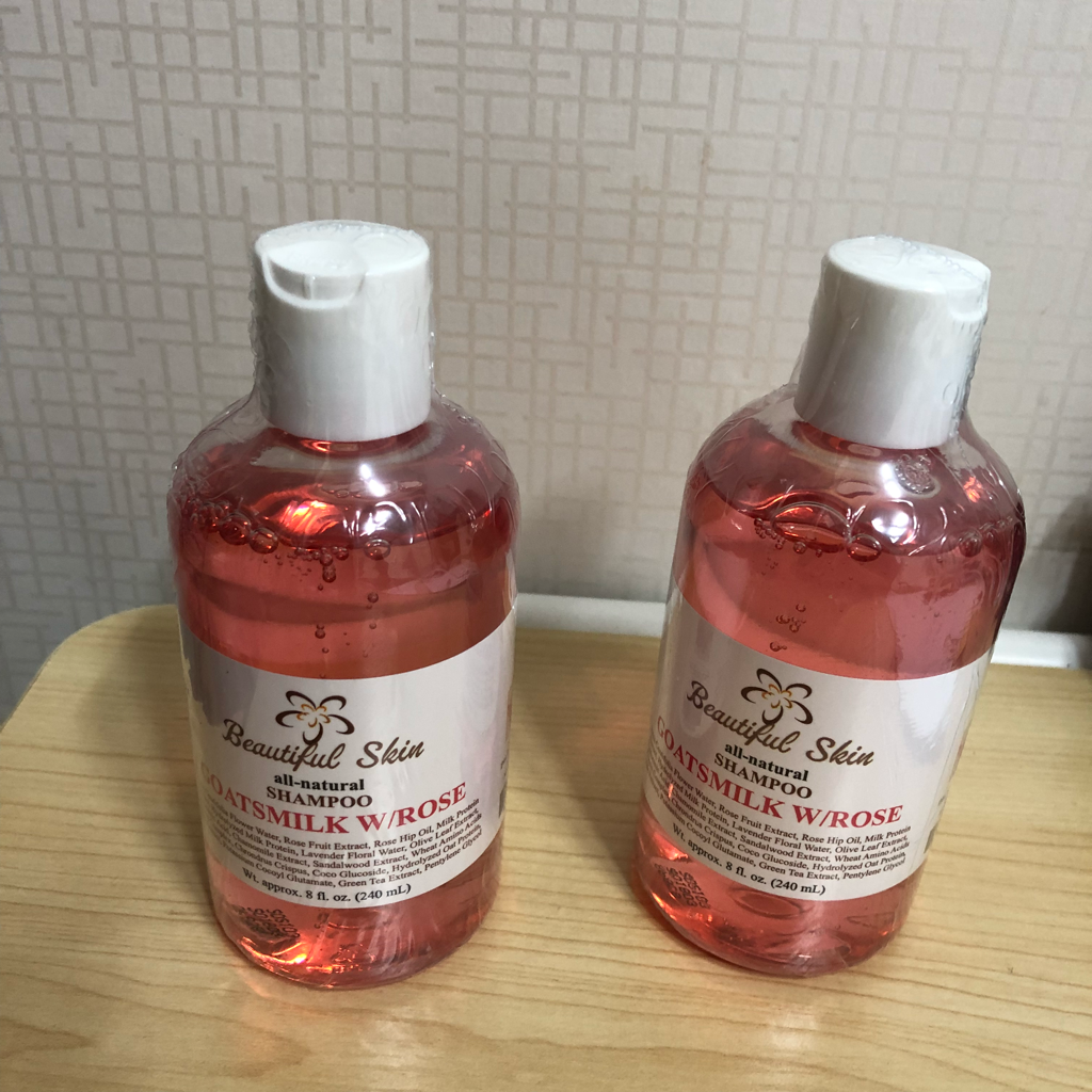 玫瑰牛奶洗发露的真实用户使用照片