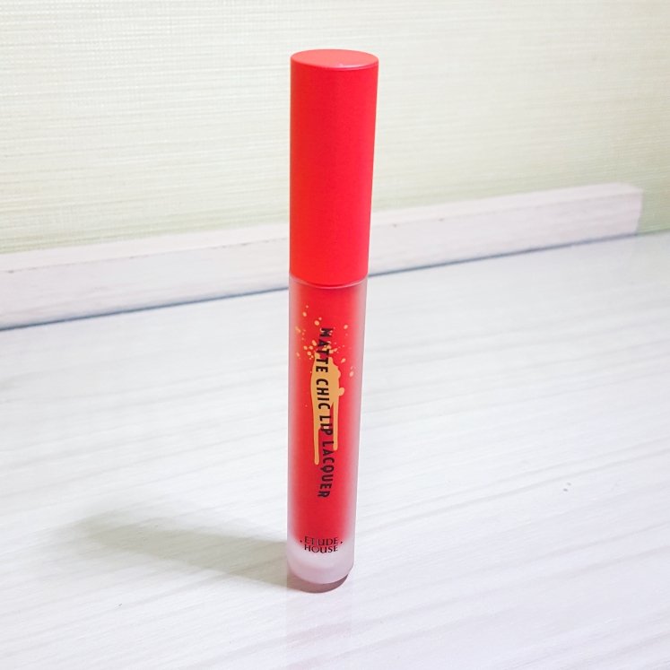 Real user review photo of Matt Chic Lip Lacquer [OR203 Vita Energy]