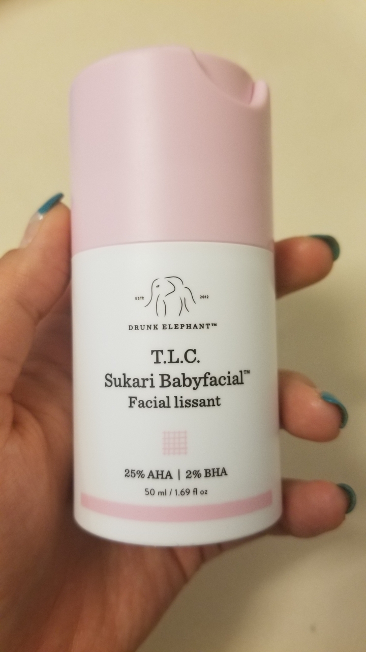 Real user review photo of Virgin Marula Luxury Facial Oil