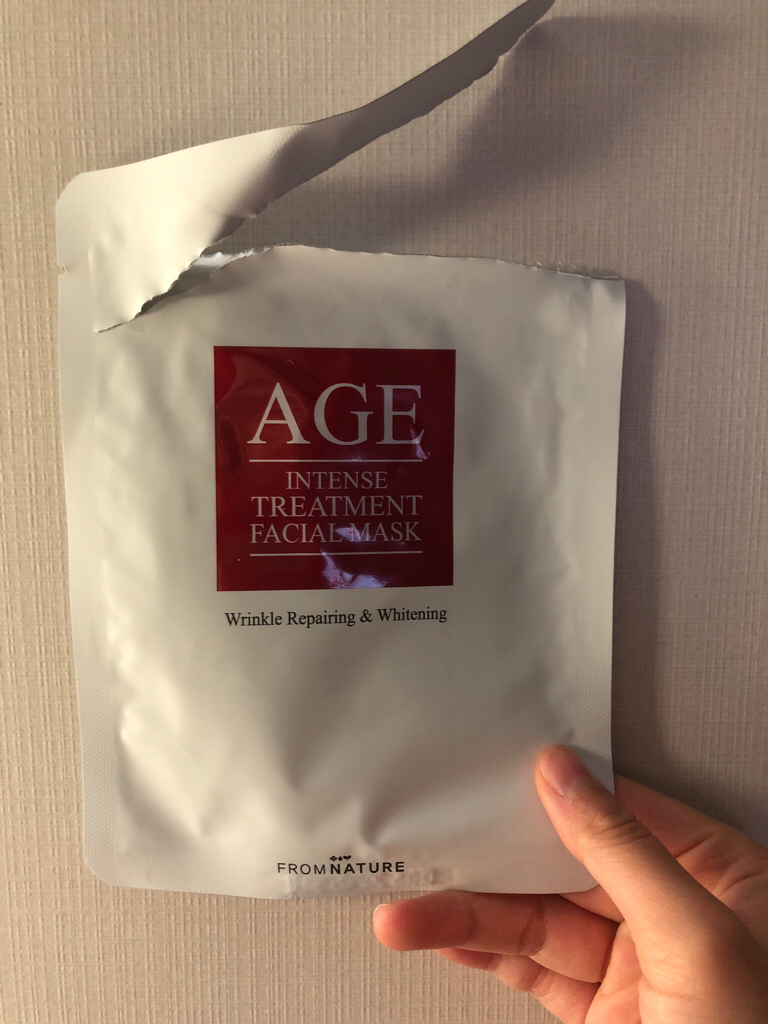 프럼네이처 (FROMNATURE) 에이지 인텐스 트리트먼트 페이셜 마스크 review image