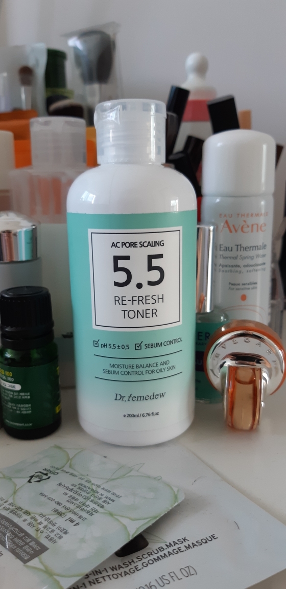 AC 毛孔细致化5.5补水花香爽肤水的真实用户使用照片