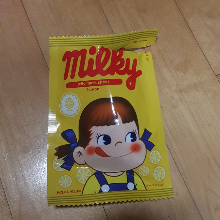 홀리카홀리카 (HOLIKAHOLIKA) 스윗페코 에디션 퓨어에센스 젤리 마스크시트 [레몬젤리] review image