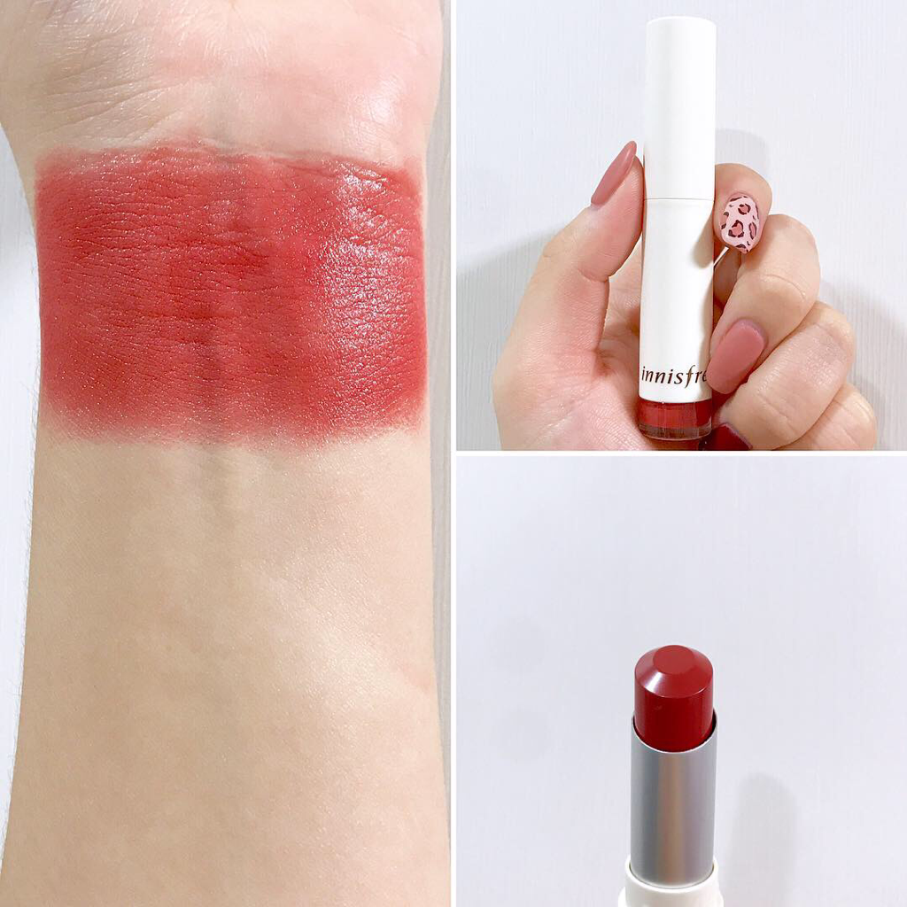 Real user review photo of Real Fit Creamy Lipstick [No. 15 Peach Beige Maple]