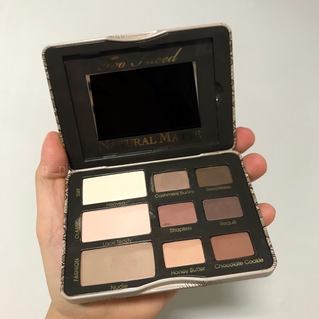투페이스드 (TooFaced) 내추럴 매트 아이 섀도우 컬렉션 review image