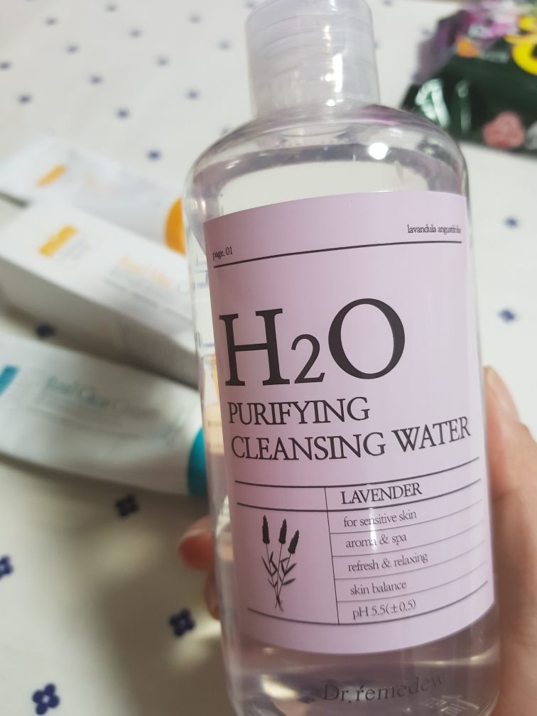 H20 净化洁面水的真实用户使用照片