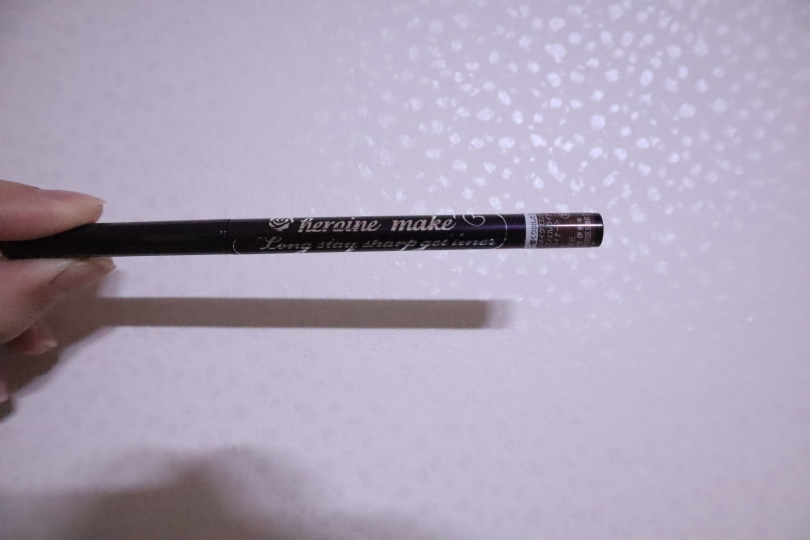 Real user review photo of HEROINE MAKE LONG STAY SHARP GEL LINER [02 DARK BROWN]