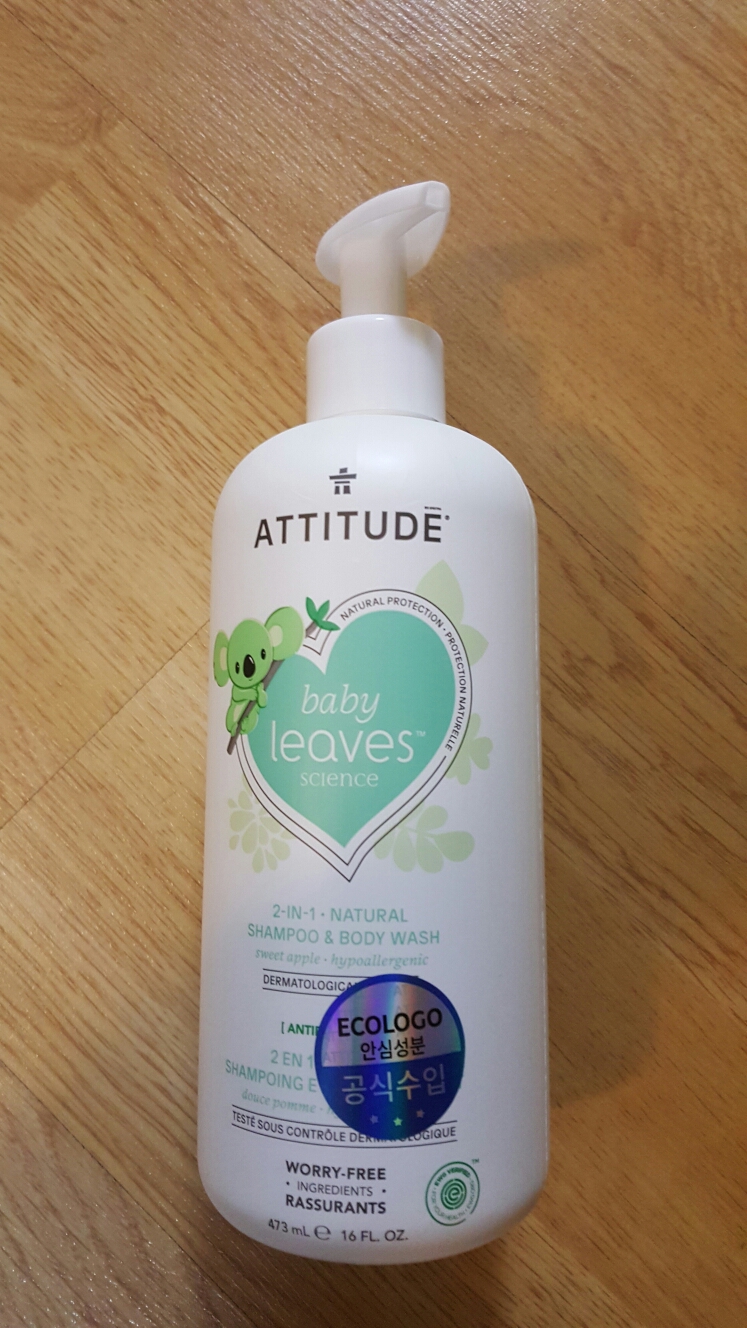 ATTITUDE 贝贝丽芙2合1洗浴露[甜蜜苹果] common.review image