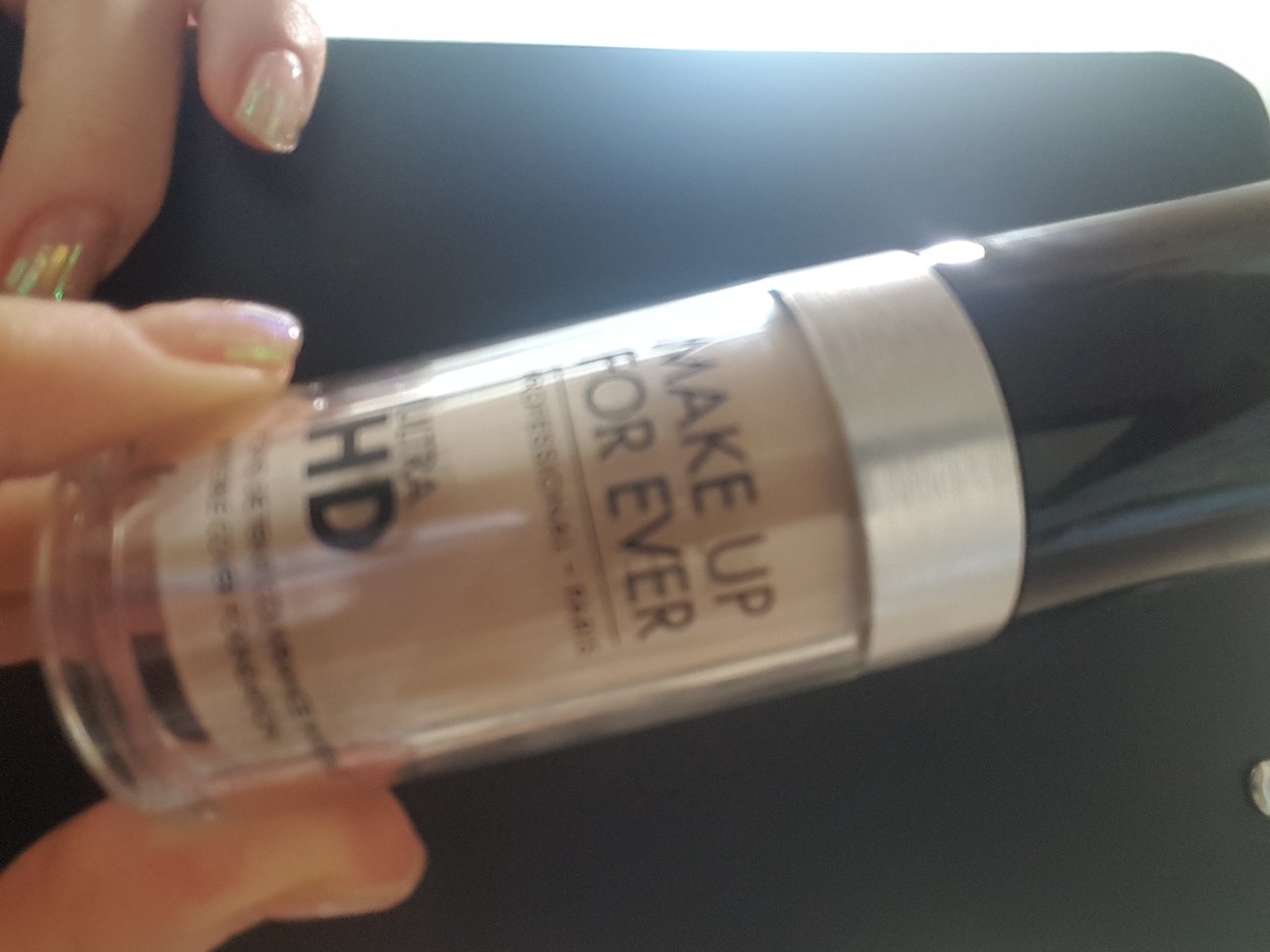 Real user review photo of Ultra HD Invisible Cover Foundation [117=Y225 Marvel]