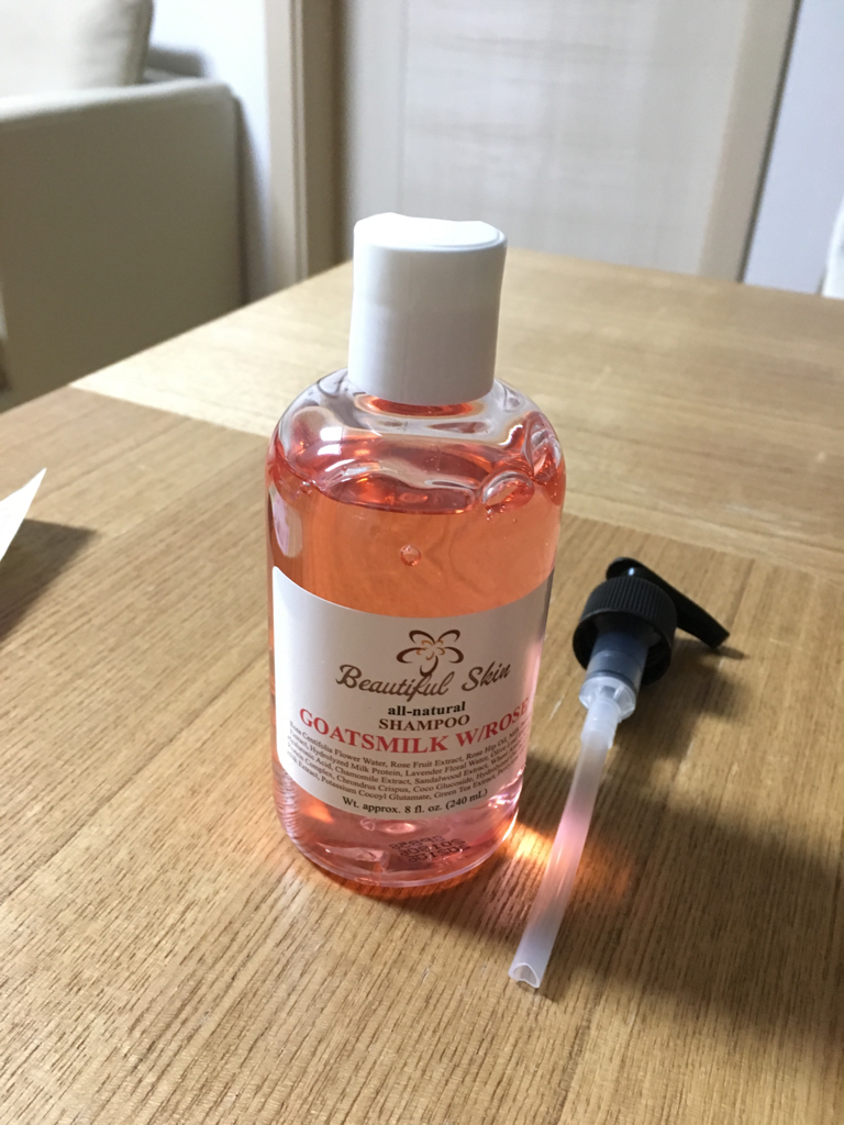 玫瑰牛奶洗发露的真实用户使用照片