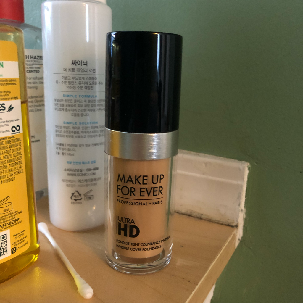 Real user review photo of Ultra HD Invisible Cover Foundation [117=Y225 Marvel]
