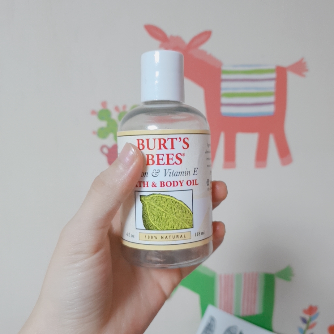 BURT'SBEES Lemon & Vitamin E Bath & Body Oil review image