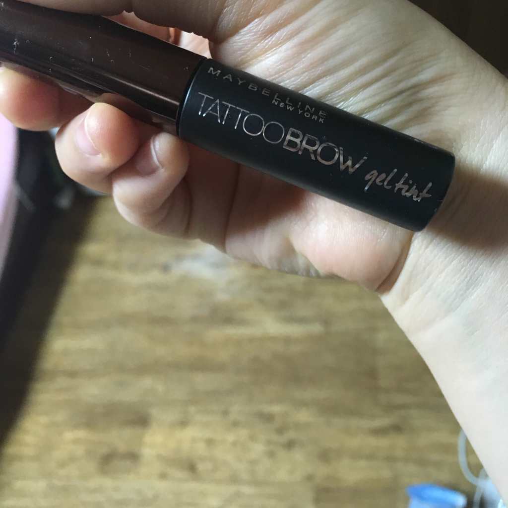 Real user review photo of Tattoo Brow Gel Tint [Dark Brown]