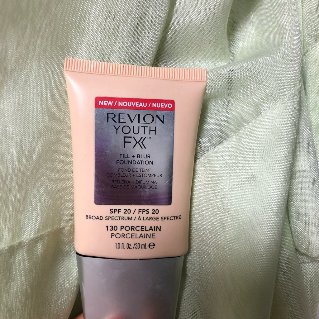 Real user review photo of Youth f(x) Peel Blur Foundation [SPF20] [150 Buff]