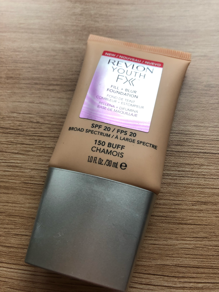 Real user review photo of Youth f(x) Peel Blur Foundation [SPF20] [150 Buff]