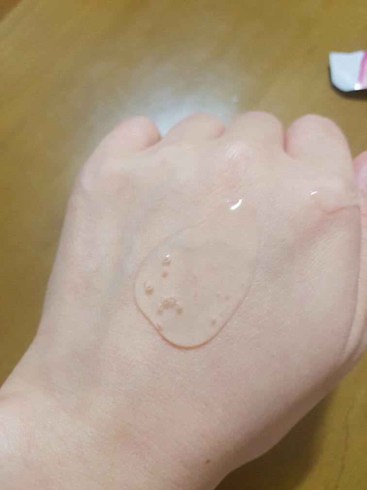 Real user review photo of Botanical Essence Pomegranate Mask