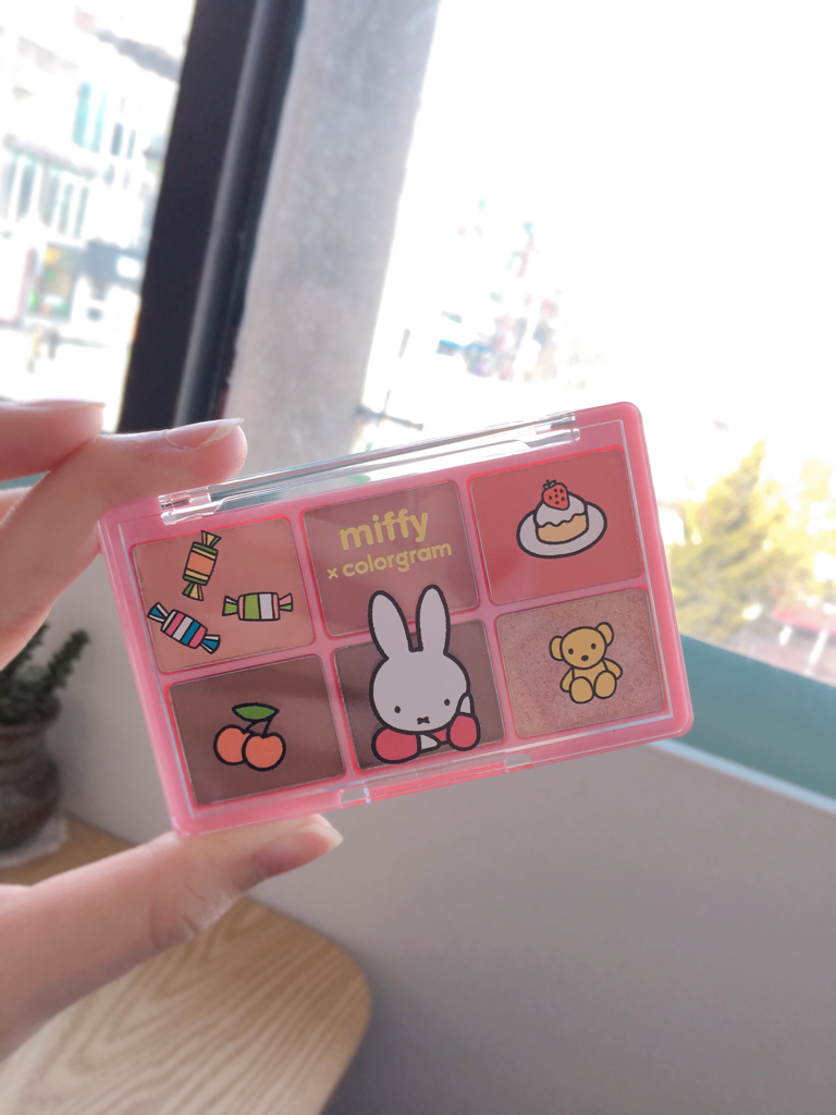 Real user review photo of Miffy Edition Hit Pan Eye Palette [No. 3 Happy Friends]